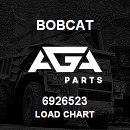 6926523 Bobcat LOAD CHART | AGA Parts