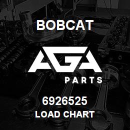 6926525 Bobcat LOAD CHART | AGA Parts
