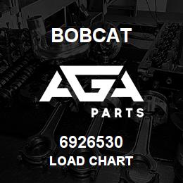 6926530 Bobcat LOAD CHART | AGA Parts