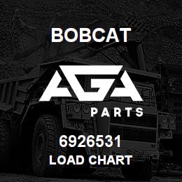 6926531 Bobcat LOAD CHART | AGA Parts