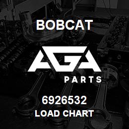 6926532 Bobcat LOAD CHART | AGA Parts