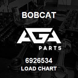 6926534 Bobcat LOAD CHART | AGA Parts