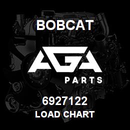 6927122 Bobcat LOAD CHART | AGA Parts
