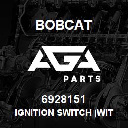 6928151 Bobcat IGNITION SWITCH (WITHOUT CAP) | AGA Parts