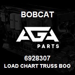 6928307 Bobcat LOAD CHART TRUSS BOOM | AGA Parts