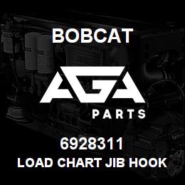 6928311 Bobcat LOAD CHART JIB HOOK | AGA Parts