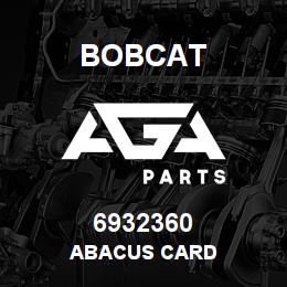 6932360 Bobcat ABACUS CARD | AGA Parts