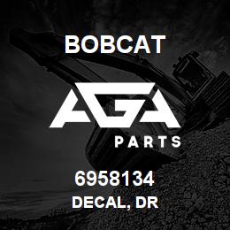 6958134 Bobcat DECAL, DR | AGA Parts