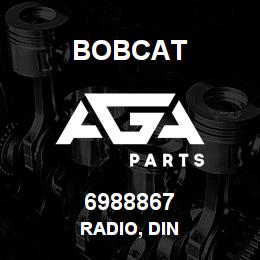 6988867 Bobcat RADIO, DIN | AGA Parts