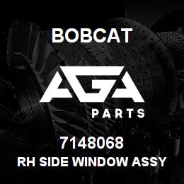 7148068 Bobcat RH SIDE WINDOW ASSY | AGA Parts