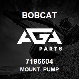 7196604 Bobcat MOUNT, PUMP | AGA Parts