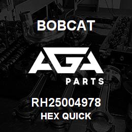 RH25004978 Bobcat HEX QUICK | AGA Parts