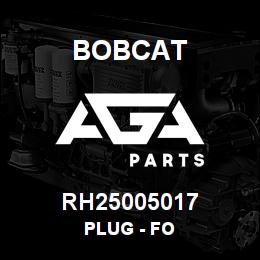RH25005017 Bobcat PLUG - FO | AGA Parts