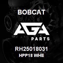 RH25018031 Bobcat HPP18 WHE | AGA Parts