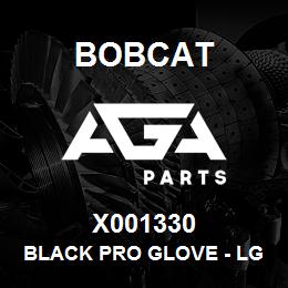 X001330 Bobcat BLACK PRO GLOVE - LG | AGA Parts