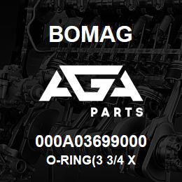 000A03699000 Bomag O-RING(3 3/4 X | AGA Parts