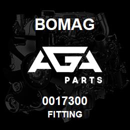 0017300 Bomag Fitting | AGA Parts