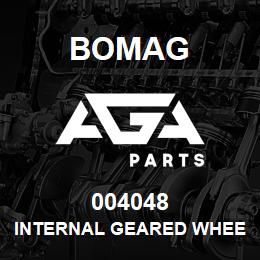 004048 Bomag Internal geared wheel | AGA Parts
