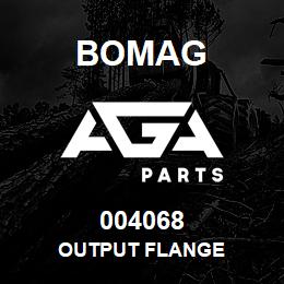 004068 Bomag Output flange | AGA Parts