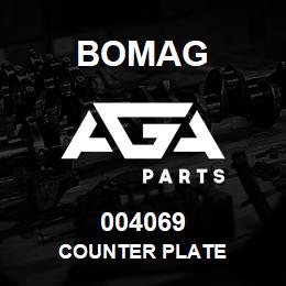 004069 Bomag Counter plate | AGA Parts