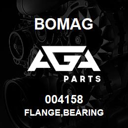 004158 Bomag Flange,bearing | AGA Parts