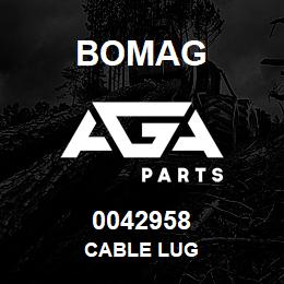 0042958 Bomag Cable lug | AGA Parts