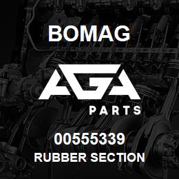 00555339 Bomag Rubber section | AGA Parts