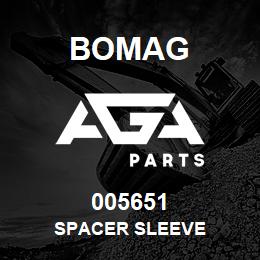 005651 Bomag Spacer sleeve | AGA Parts