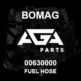 00630000 Bomag Fuel hose | AGA Parts