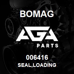 006416 Bomag Seal,loading | AGA Parts