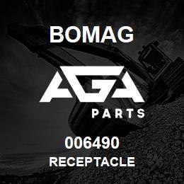 006490 Bomag Receptacle | AGA Parts