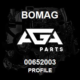 00652003 Bomag Profile | AGA Parts