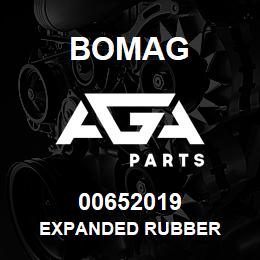 00652019 Bomag Expanded rubber | AGA Parts