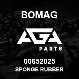 00652025 Bomag Sponge rubber | AGA Parts