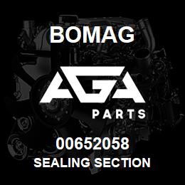 00652058 Bomag Sealing section | AGA Parts