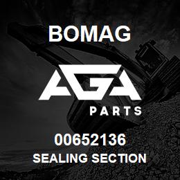00652136 Bomag Sealing section | AGA Parts