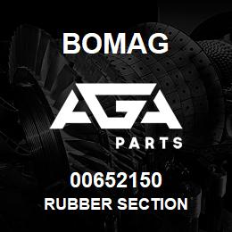 00652150 Bomag Rubber section | AGA Parts