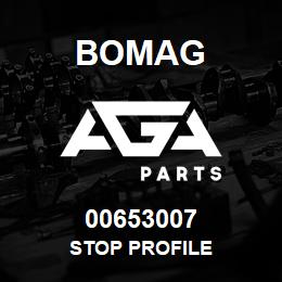 00653007 Bomag Stop profile | AGA Parts