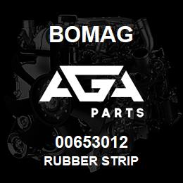 00653012 Bomag Rubber strip | AGA Parts
