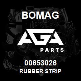 00653026 Bomag Rubber strip | AGA Parts