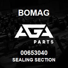 00653040 Bomag Sealing section | AGA Parts
