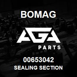 00653042 Bomag Sealing section | AGA Parts
