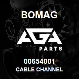 00654001 Bomag Cable channel | AGA Parts