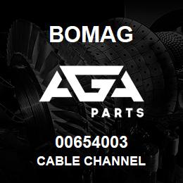 00654003 Bomag Cable channel | AGA Parts