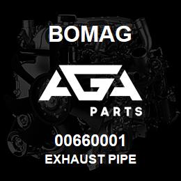 00660001 Bomag Exhaust pipe | AGA Parts