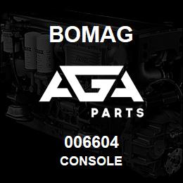 006604 Bomag Console | AGA Parts