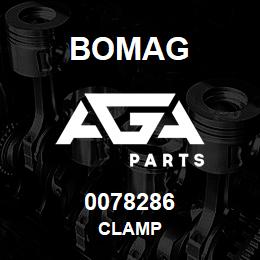 0078286 Bomag Clamp | AGA Parts