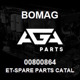 00800864 Bomag ET-Spare parts catalogue | AGA Parts