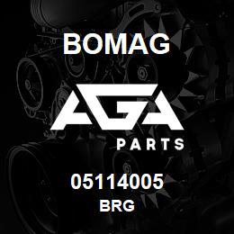05114005 Bomag BRG | AGA Parts