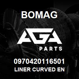 0970420116501 Bomag LINER CURVED EN | AGA Parts